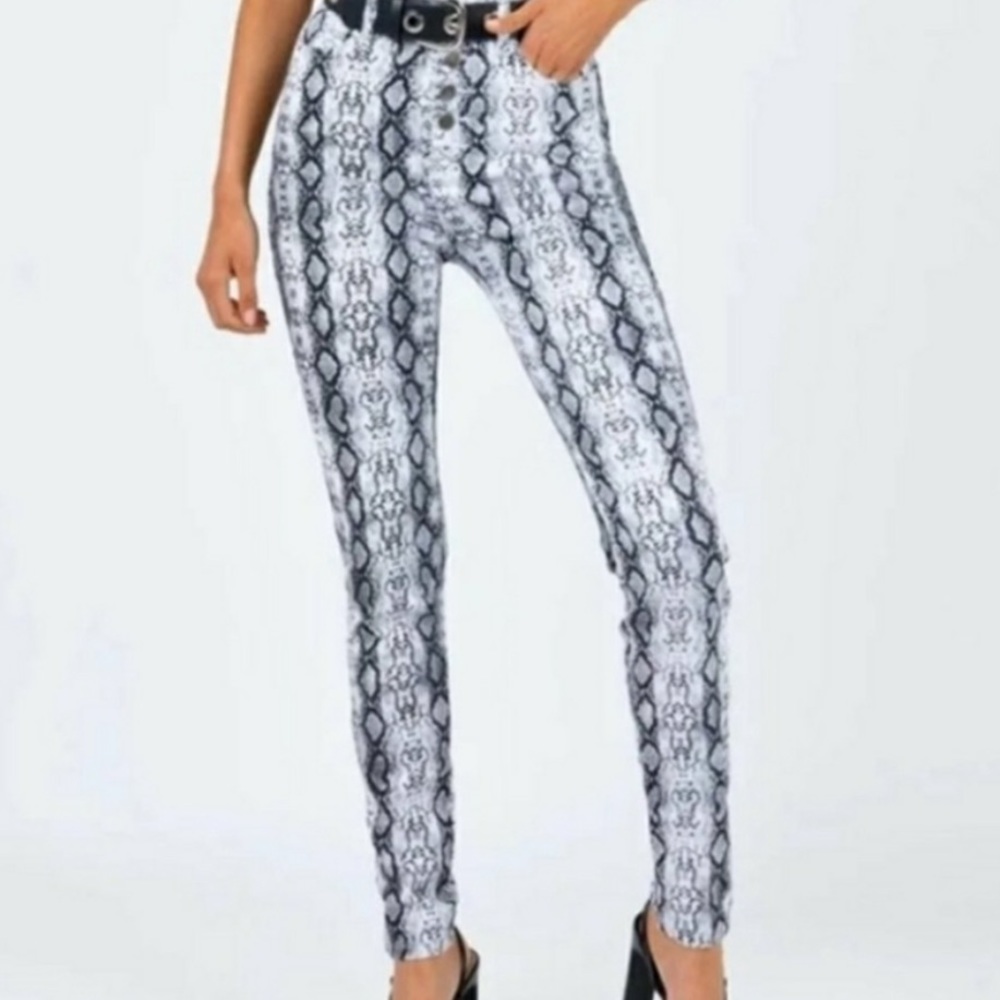 Princess Polly Snakeskin Pants